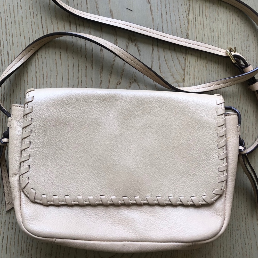 Beige Cole Haan crossbody bag